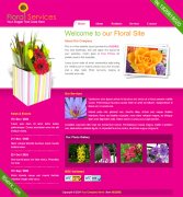 粉色简洁网页设计作业成品模板